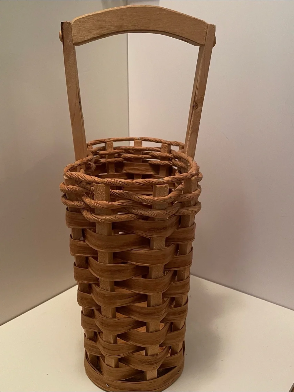 2 Bottle Wine Carrier Basket Picnic Hostess Gift